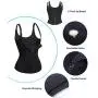 Nebility Women Waist Trainer Corset Zipper Vest Body Shaper Cincher Tank Top with Adjustable Straps Nebility Women Waist Trainer Corset Zipper Vest Body Shaper Cincher Tank Top with Adjustable Straps