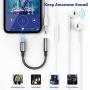 [Apple MFi Certified] Lighting to 3.5mm Headphone Jack Adapter, [2 Pack] iPhone Headphone Adapter, Compatible for iPhone 11/11 Pro/11 Pro Max/XS/XR/X 8 7, iPad, iPod (Support iOS 10-13 Accessories)