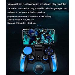 PG-9090 Wireless +2.4G Double Gamepad Joystick Multimedia Game Controller Compatible IPhone8/XR/XS for Most Android Mobile Phone Tablet PC