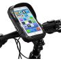 Waterproof Bike Phone Mount Bag 360° Rotatable Bicycle Handlebar Cellphone Case Holder Touch Screen Pouch w Card Slot Pockets for iPhone 11 XR 8 Galaxy A10 A20 S10 S9 Plus BLU Vivo XL4 Google Pixel 3a