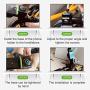 Premium Bike Phone Mount Holder, Golf Cell Accessories, Durable Smartphone Holder for Bicycle, Mobile Cellphone Holder/Universal Cradle for Bicycle Handlebars and 99% of Phones