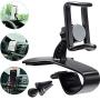 Car Phone Holder Cell Phone Holder for Car Dashboard Cell Phone Holder Dashboard Mount Car Phone Holder Compatible with Smartphones iPhone Samsung (Style 1, Adjustable Mobile Clip)