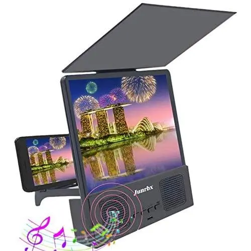 Screen Magnifier Bluetooth Speaker Screen Magnifier 3D HD Mobile Video Phone Magnifier Mobile Phone Projector Mobile Phone for Android and All Smartphones Universal Models Screen Magnifier Bluetooth Speaker Screen Magnifier 3D HD Mobile Video Phone Magnifier Mobile Phone Projector Mobile Phone for Android and All Smartphones Universal Models