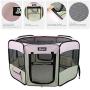 JESPET Pet Dog Playpens 36", 45" & 61" Portable Soft Dog Exercise Pen Kennel with Carry Bag for Puppy Cats Kittens Rabbits, Indoor/Outdoor Use