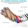 iPhone Charger Lightning Cable, MFi Certified 5Pack 3/3/6/6/10FT Extra Long Nylon Braided USB Charging Cord Data Sync Wire Compatible iPhone 11/Pro/Max/X/XS/XR/XS Max/8/Plus/7/7 Plus/6/6S/6 Plus More iPhone Charger Lightning Cable, MFi Certified 5Pack 3/3/6/6/10FT Extra Long Nylon Braided USB Charging Cord Data Sync Wire Compatible iPhone 11/Pro/Max/X/XS/XR/XS Max/8/Plus/7/7 Plus/6/6S/6 Plus More