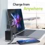 World’s Smallest 3-Port Laptop Wall Charger 65W USB-C & USB-A | Quick Charges: Laptops, Smartphones & Tablets Simultaneously | Includes Braided 5ft USB-C Cable | Made in NYC & Includes 18m Warranty
