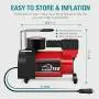 Smashier Portable Air Compressor Tire Inflator - 12V DC Digital Pump with Gauge for Car, Motorcycle, Ball, Air Matresses, 3.7M Extended Cord, Upgraded Quick Connector, Extra Fuse, Easy &Fast Inflation