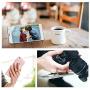 VASIVO Mirror Phone Ring Stand, 360°Rotation Ring Holder Finger Grip Mount for iPhone 7/7 Plus, Galaxy S8/S8 Plus and Other Smartphones (Black)