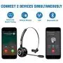 Bluetooth Headset, Angteela V5.0 Business Wireless Headset with Boom Mic, Suitable for Cell Phone/Tablet/Computer, Over The Head Hands Free Headset for Call Center/Office/Truck Driver (BH-M97) Bluetooth Headset, Angteela V5.0 Business Wireless Headset with Boom Mic, Suitable for Cell Phone/Tablet/Computer, Over The Head Hands Free Headset for Call Center/Office/Truck Driver (BH-M97)