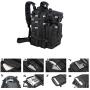 X&X Hiking Daypacks Hydration Pack Tactical Backpack Waterproof for Outdoor Travel Camping School (Bladder no Included)