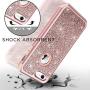 iPhone 8 Case, iPhone 7 Case, Hython Heavy Duty Full-Body Defender Protective Case Bling Glitter Sparkle Hard Shell Armor Hybrid Shockproof Rubber Bumper Cover for iPhone 7 and iPhone 8, Rose Gold