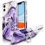 RXKEJI iPhone 11 Case Marble Bling Sparkle Glitter with Cell Phone Ring Holder Stand Finger Kickstand Phone Grip Heavy Drop Protection Shock Absorption Cover Case for iPhone 11 6.1 inch Purple RXKEJI iPhone 11 Case Marble Bling Sparkle Glitter with Cell Phone Ring Holder Stand Finger Kickstand Phone Grip Heavy Drop Protection Shock Absorption Cover Case for iPhone 11 6.1 inch Purple