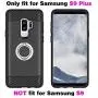 Samsung Galaxy S9 Plus Cell Phone Case with Friendly Tempered Glass Screen Protector Accessories Magnetic Ring Holder Stand Kickstand Protective Cover for Glaxay S9plus S9+ 9S Edge S 9 9plus Women Men Samsung Galaxy S9 Plus Cell Phone Case with Friendly Tempered Glass Screen Protector Accessories Magnetic Ring Holder Stand Kickstand Protective Cover for Glaxay S9plus S9+ 9S Edge S 9 9plus Women Men