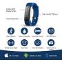 NOVETE Fitness Tracker, Bluetooth 4.0 Heart Rate Monitor Bracelet, IP67 Waterproof, Touch Screen, Smart Wristband, Pedometer Sports Activity Tracker Smart Watch for Android and iOS Smartphone