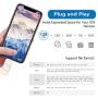 USB Flash Drive 128G Compatible iPhone iPad, Kimiandy USB Flash Drive Encrypted Memory Stick Jump Thumb Drive Compatible Android iPhone iPad PC, High Speed & Easy Transfer Pen Drive (128G Gold)