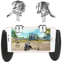 RONSHIN Gamepad Controller-4-Click Metal Pubg Mobile Controller Portable Gamepad L1 R1 Trigger Aim L1R1 Shooter Phone Game Fire Button Gifts for Men
