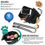 PetAmi Dog Treat Pouch | Dog Training Pouch Bag with Waist Shoulder Strap, Poop Bag Dispenser and Collapsible Bowl | Treat Training Bag for Treats, Kibbles, Pet Toys | 3 Ways to Wear