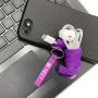 NEET Headphone Keeper, Tie for Cords, Cable Keeper, Reusable Zippered Cable tie Cord wrap, Management for Mobile Phone Cable Charger, All Ear Buds and Headphones, 3 Pack, Purple