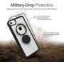 Rokform - iPhone SE (2nd generation)/8/7/6 Magnetic Case with Twist Lock, Crystal Slim Magnetic iPhone Case Series (Clear)