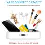 UV Cell Phone Clean Box, Wireless Charging Station Portable Smart Phone Cleaner Cell Phone Cleaners for iPhone Android Phones Toothbrush Jewelry Watches