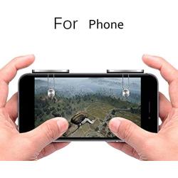 Alician PUBG Mobile Phone Shooter Controller Game Trigger Gamepad Fire Button Handle Cell Phone Tablet Adapter Phone Dedicated