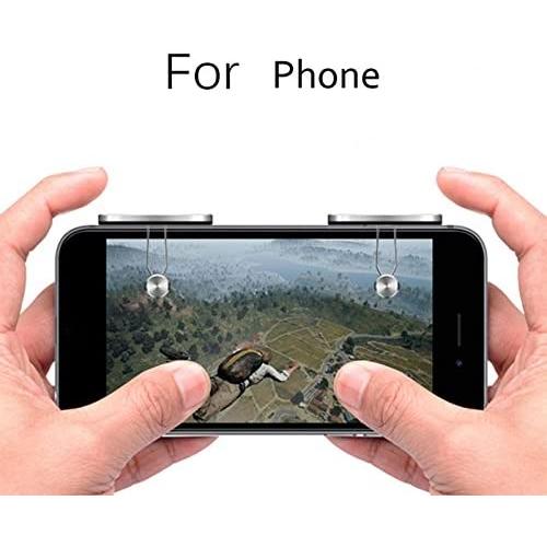 Alician PUBG Mobile Phone Shooter Controller Game Trigger Gamepad Fire Button Handle Cell Phone Tablet Adapter Phone Dedicated