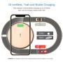 Wireless Charger Vebach Dubhe 1, Qi-Certified Fast Wireless Charging Pad,7.5W for iPhone 11/11 Pro/11 Pro Max/XS Max/XS/X/XR/8P/8,10W for Samsung GalaxyS10/S10 Plus/S10E/S9,Zinc Aolly Frame