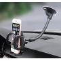 Car Mount Window Car Phone Mount for Windshield Car Phone Holder on Window Flexible Long Arm Clamp One Button Design Strong Suction Cup Fit with iPhone Xs MAX XS XR X Galaxy S10 S9 S8 Edge S7 S6 S5