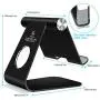 Tablet Stand Adjustable, Lamicall Phone Stand : Desktop Stand Holder Dock Compatible with Phone Xs Max XR, New iPad 2018 Pro 9.7, 10.5, Air Mini 2 3 4, Galaxy Tab S5 (4-13 inch) - Black Tablet Stand Adjustable, Lamicall Phone Stand : Desktop Stand Holder Dock Compatible with Phone Xs Max XR, New iPad 2018 Pro 9.7, 10.5, Air Mini 2 3 4, Galaxy Tab S5 (4-13 inch) - Black