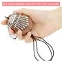 Kalimba Portable Mini 8 Key Thumb Piano Marimba Mbira Kisanji Musical Good Accessory Pendant Finger Piano Gift for Adults and Children
