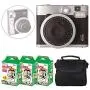 Fujifilm INSTAX Mini 90 Neo Classic Instant Camera (Black) + Fujifilm Instax Mini Instant Film (60 Exposures) + Camera Case – Deluxe Accessory Bundle Fujifilm INSTAX Mini 90 Neo Classic Instant Camera (Black) + Fujifilm Instax Mini Instant Film (60 Exposures) + Camera Case – Deluxe Accessory Bundle