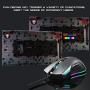MOTOSPEED USB Wired 12000DPI Gaming Mouse Support Macro Programming, Adjustable RGB Backlit, 8 Adjustable DPI Mouse for PC, Laptop, Apple MacBook
