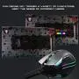 MOTOSPEED USB Wired 12000DPI Gaming Mouse Support Macro Programming, Adjustable RGB Backlit, 8 Adjustable DPI Mouse for PC, Laptop, Apple MacBook