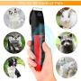 Slopehill Dog Clippers, Cordless Dog Grooming Kit USB Rechargeable Electric Pets Hair Trimmers Professional Shaver Shears for Dogs and Cats, Quiet, Washable, with LED Display