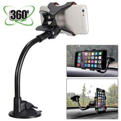 MASO Universal 360°Car Phone Mount in Car Windscreen Dashboard Holder Mount for GPS PDA Mobile Phone
