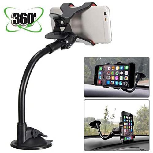 MASO Universal 360°Car Phone Mount in Car Windscreen Dashboard Holder Mount for GPS PDA Mobile Phone