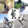Q-MOUNT Phone Holder for Road Bike, Mountain Bike, Dirt Bike & Motorcycle – Handlebar Mounted Universal Cell Phone Holder Mount | E Scooter & Stroller Phone Mount | iPhone Bike Mount Fits 4 to 11 MAX