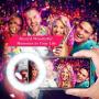 Selfie Ring Light, YBLNTEK Cell Phone Ring Light Clip Rechargeable Ring Light with 40 LEDs Led Circle Light for Phone Camera Photography Video
