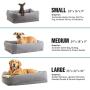 Barkbox 2-in-1 Memory Foam Dog Cuddler Bed | Plush Orthopedic Joint Relief Crate Lounger or Donut Pillow Bed, Machine Washable + Removable Cover | Waterproof Lining | Includes Toy