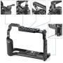 SMALLRIG Camera Cage for Fujifilm X-T3, Aluminum Alloy Cage with Cold Shoe, NATO Rail, Threaded Holes for Arri - 2228