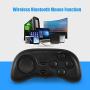 PL-608 Mini Bluetooth Gamepad, Portable Wireless Bluetooth Gaming Controller with Remote Shutter Multimedia Controller, for Mobile Phone, Tablet and PC(Black)