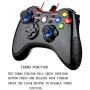 Wired Gaming Controller, OUTWIT Wired USB Game Controller Joystick for PC Plug and Play Gamepad with Dual-Vibration Turbo and Trigger Buttons for Windows/Steam/Android/ PS3/ TV Box, Fathers Day Gift