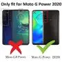 Moto G Power case,Motorola G Power case,with HD Screen Protector,MAIKEZI Soft TPU Slim Fashion Non-Slip Protective Phone Case Cover for Motorola Moto G Power 2020(Navy Brushed TPU)