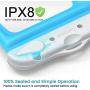 Floatable Waterproof Phone Pouch, Cambond Floating Water Proof Cell Phone Case Both Sides Clear Dry Bag for iPhone XS Max/XR/X/8/7 Plus Galaxy Pixel Up to 6.5", Snorkeling Cruise Ship Kayaking, 4 Pack
