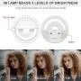 Dabria Selfie Ring Light, USB Rechargeable Half Clip Selfie Light, Selfie Fill Light with 36 LED Beads, Circle Light for Selfie, Photography, Livestream (Black) Dabria Selfie Ring Light, USB Rechargeable Half Clip Selfie Light, Selfie Fill Light with 36 LED Beads, Circle Light for Selfie, Photography, Livestream (Black)