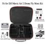 Hard Storage Carrying Case for DJI Mavic Air 2 Fly More Combo. - Black