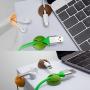 MXTECHNIC Cable Wire Clips Cord Holder Management System Clips Camps Durable Self Adhesive Multipurpose Wall Desktop Cable Charger Organizer Cleaner and Safer for Desks,Mouse,Computers or Cell Phones