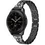Joyozy Women Girls Stylish Bands Compatible with Samsung Galaxy Watch3(41mm)//Galaxy Watch 42mm/Active(40mm)/Active2(40mm)(44mm)/Garmin Vivoactive 3/3 Music/Garmin Forerunner 245/645 Music, 20mm Quick Release Strap Rhinestones Bracelet for Samsung Gear S4