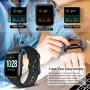 Letsfit Smart Watch, Fitness Tracker with Heart Rate Monitor, Activity Tracker with 1.3" Touch Screen, IP68 Waterproof Pedometer Smartwatch with Sleep Monitor, Step Counter for Women and Men