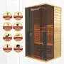 Medical Sauna 4 Full Spectrum | Home Sauna - 2 Person Indoor Infrared Sauna Spa | Oxygen Ionizer, Chromatic Light Therapy, Hot Yoga | Audio System | Full Spectrum, Carbon Heaters | Luxury Sauna Medical Sauna 4 Full Spectrum | Home Sauna - 2 Person Indoor Infrared Sauna Spa | Oxygen Ionizer, Chromatic Light Therapy, Hot Yoga | Audio System | Full Spectrum, Carbon Heaters | Luxury Sauna